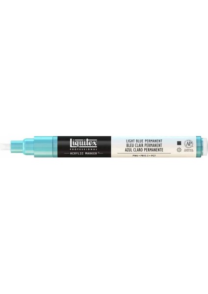 Professional Akrilik Markör Ince Uç 2mm Light Blue Permanent 770