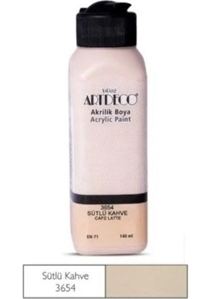 Sütlü Kahve Yeni Formül Akrilik Boya 140 ml modelleri