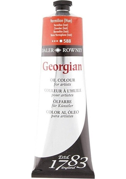 Georgian Yağlı Boya 225 ml 588 Vermilion Hue
