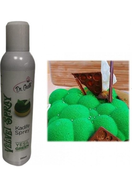 Kadife Sprey Gıda Boyası Yeşil 250 ml modelleri