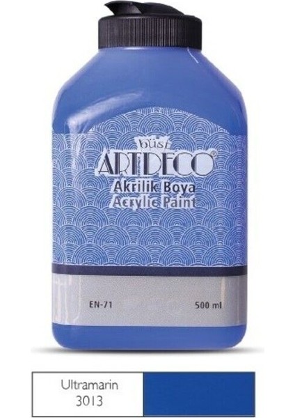 500ML 3013 Ultramarine Akrilik Boya