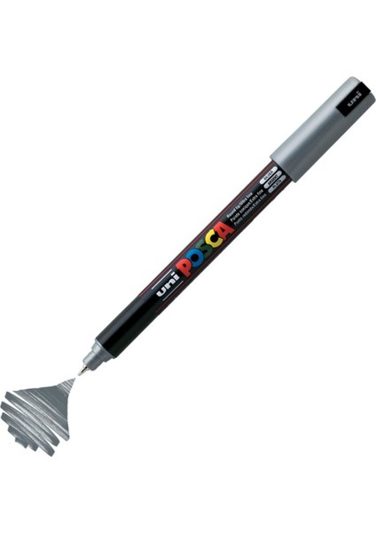 Posca Marker Pc-1mr Ultra Fine 0.7mm Silver