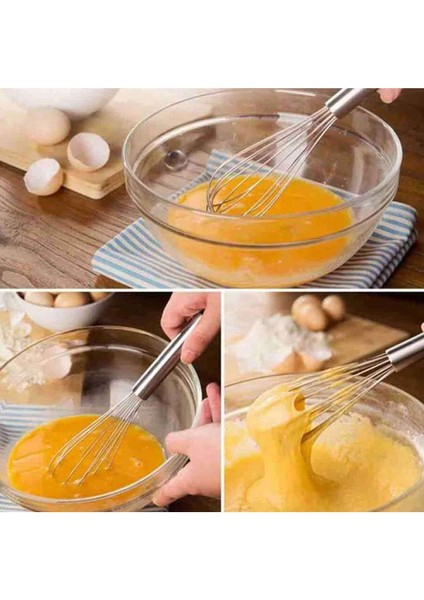 Çırpma Teli, Paslanmaz Çelik, Ince Sap 30 cm modelleri