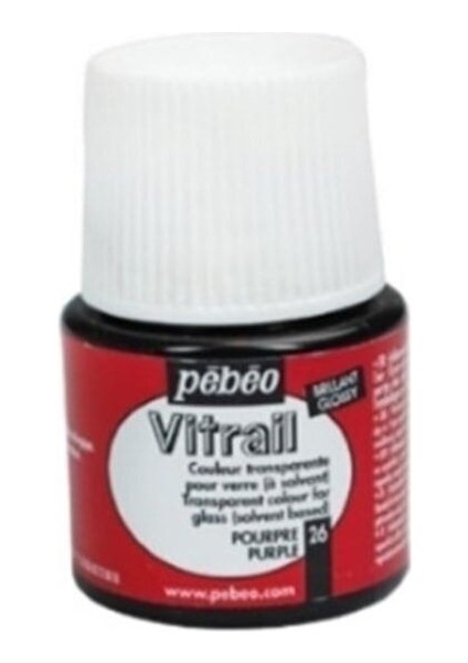 Vitrail Cam Boyası Transparan Pink 45ML