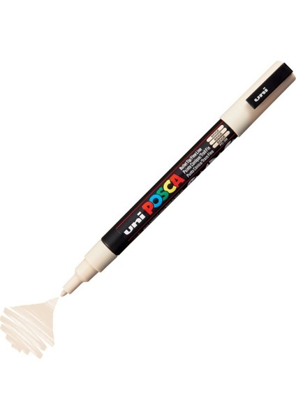 Posca Marker Pc-3m Fine 0.9-1.3 mm Beige
