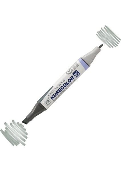 Kurecolor KC3000 Twin S Marker Kalem 845 Green Gray