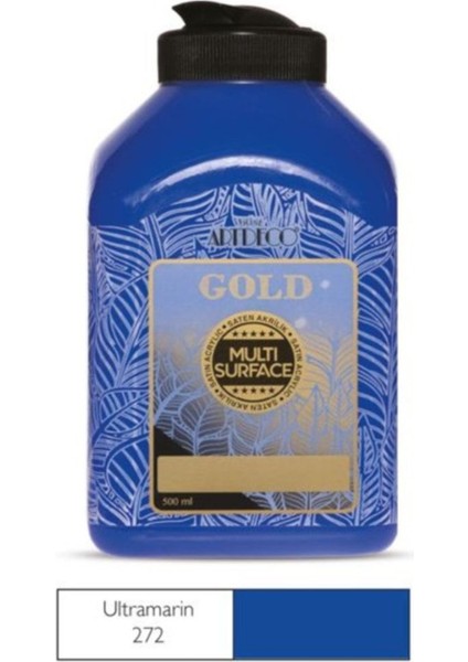Gold Multi Surface Akrilik Boya 500 Ml. 272 Ultramarın