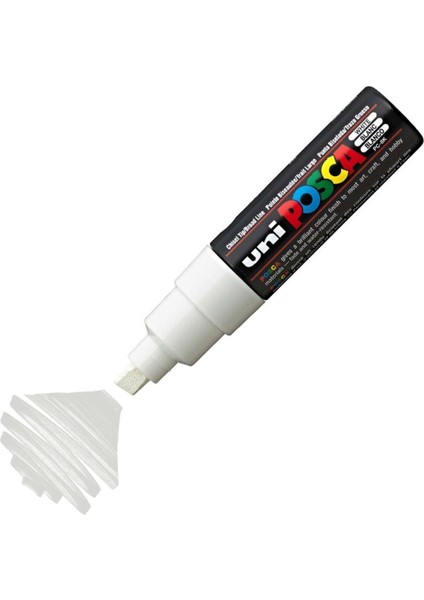 Posca Marker Pc-8k Bold 8.0 mm White