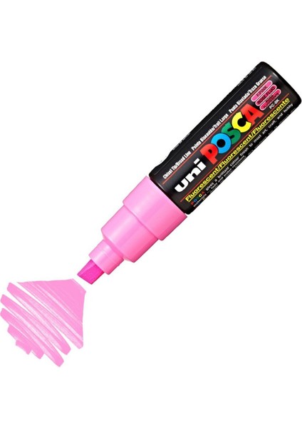 Posca Marker Pc-8k Bold 8.0 mm Fluorescent Pink