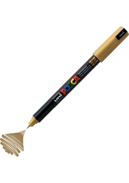 Posca Marker Pc-1mr Ultra Fine 0.7mm Gold