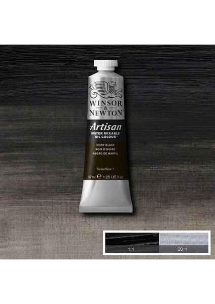 Artisan Yağlı Boya 37 ml Ivory Black 331 S 1