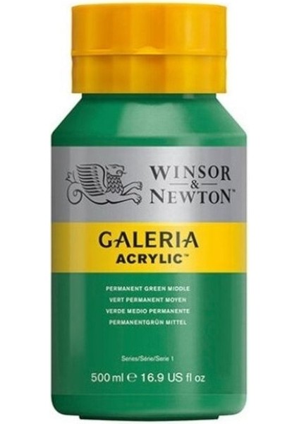 Galeria Akrilik Boya 500ML. 484 Permanent Green Medium