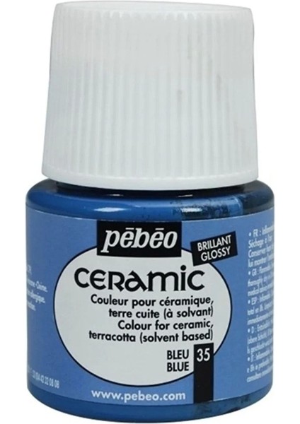 Ceramic 35 Blue Seramik Boyası 45 ml