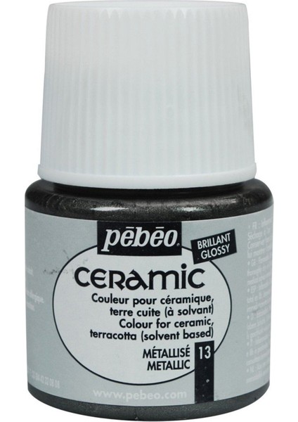 Ceramic Seramik Boyası 45ML 13 Metallic