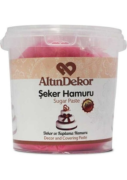 Altın Usta Şeker Hamuru Neon Pembe 1 kg