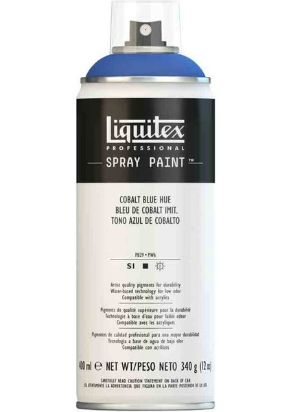 Professional Akrilik Sprey Boya 400 ml Cobalt Blue Hue 381 S1