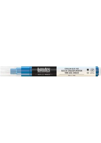 Professional Akrilik Markör Ince Uç 2mm Cerulean Blue Hue 470