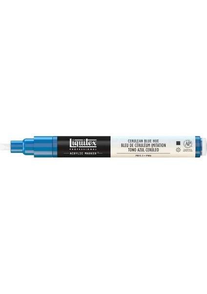 Professional Akrilik Markör Ince Uç 2mm Cerulean Blue Hue 470