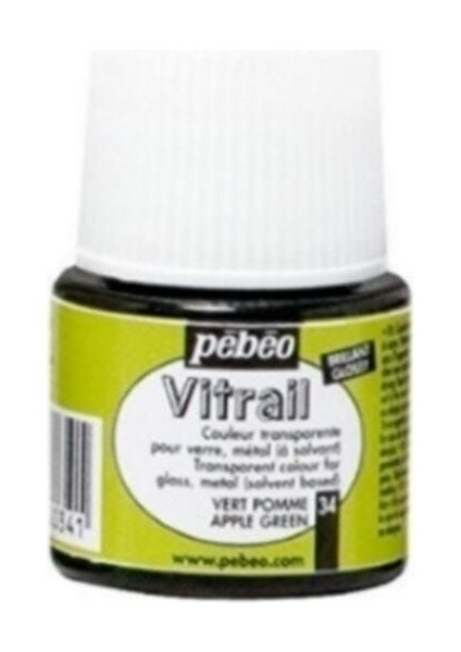 Vitrail Cam Boyası Transparan Dark Green 45ML