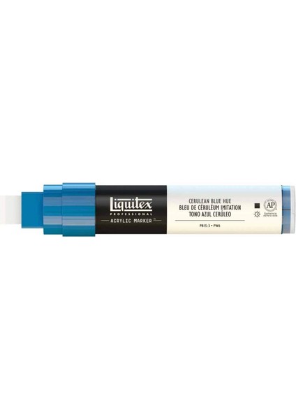 Professional Akrilik Markör Kesik Uç 15MM Cerulean Blue Hue 470 fırsatları
