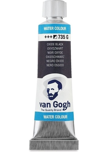 Tüp Suluboya 10ML 735 Oxide Black