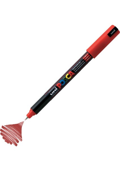 Posca Marker Pc-1mr Ultra Fine 0.7mm Red