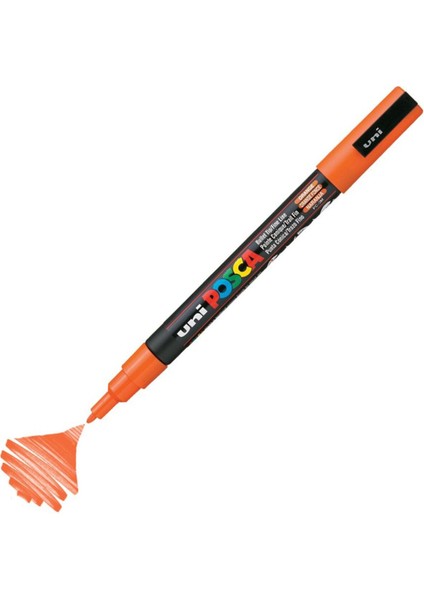 Posca Marker Pc-3m Fine 0.9-1.3 mm Orange
