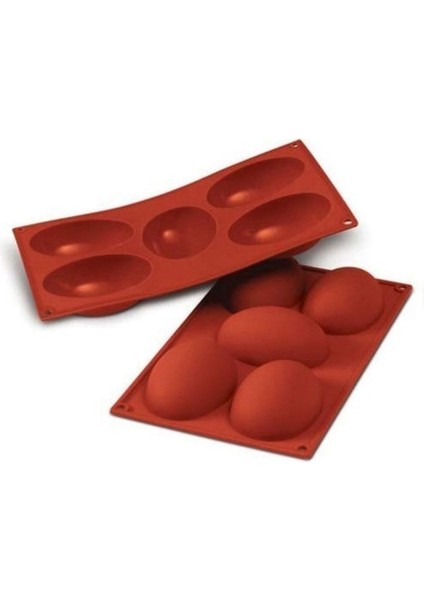 Half Egg Silikon Kek Kalıbı 102 * 73 * H 36 mm
