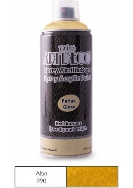Sprey Akrilik Boya Altın 400ML