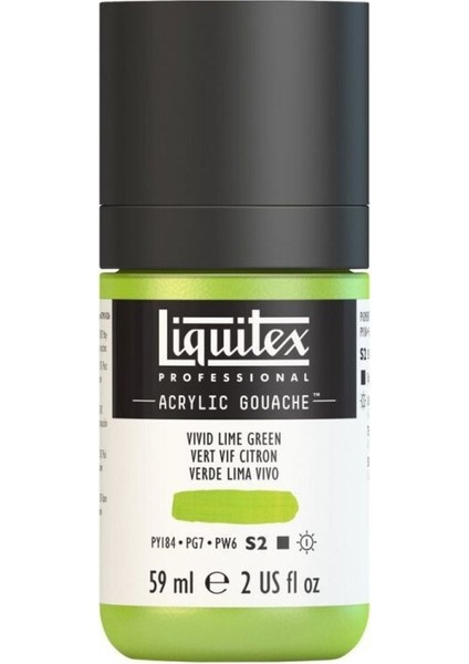 Professional Akrilik Guaj Boya : 59 ml : Vivid Lime Green 740 S2