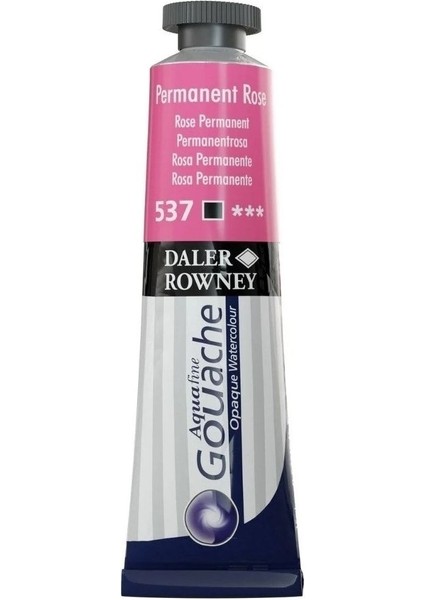 Aquafine Guaj Boya Tüp 15ML 537 Permanent Rose