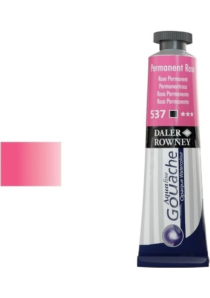 Aquafine Guaj Boya Tüp 15ML 537 Permanent Rose