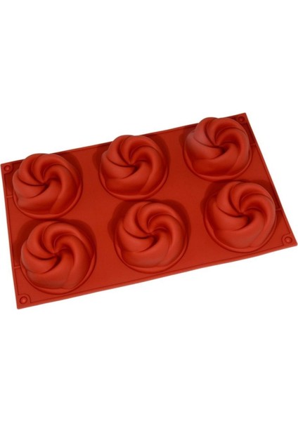 Silikon Kalıp 6 Lı Spiral 8