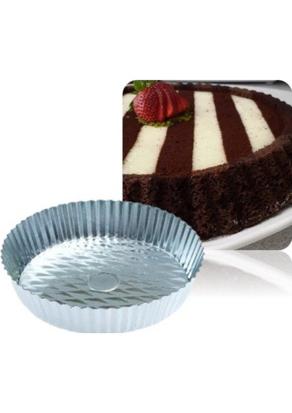 Alüminyum Yuvarlak Kek Kalıbı 25X4.5 cm