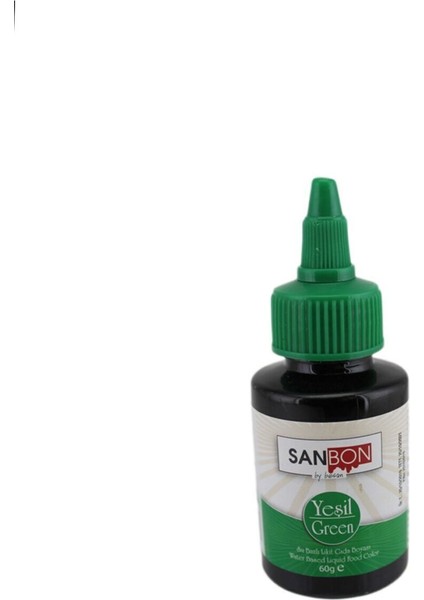 Gıda Boyası Su Bazlı Likit Sıvı Gıda Boyası 60 gr Yeşil Renk