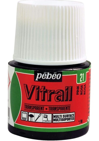 Vitrail Cam Boyası 45ML - 21 Pink fiyatları