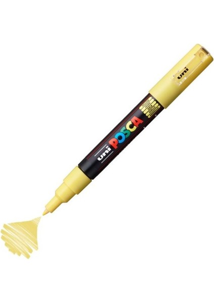Posca Marker Pc-1m Extra Fine 0.7mm Yellow