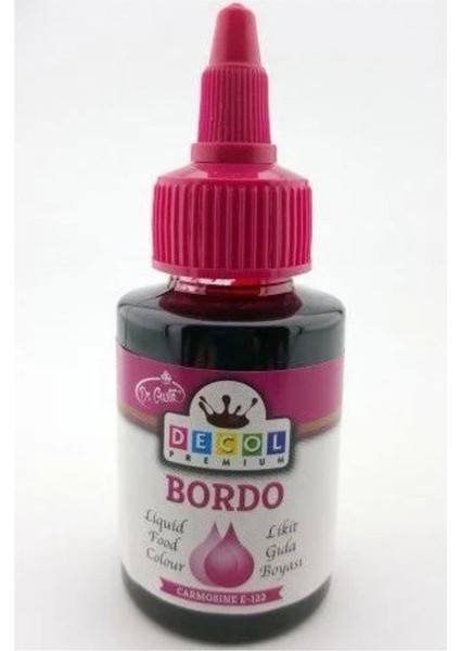 Bordo Sıvı Gıda Boyası 60 gr