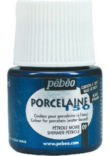 Porcelaine 150 Porselen Boyası 45ML - Shimmer Petroleum 109 5653428