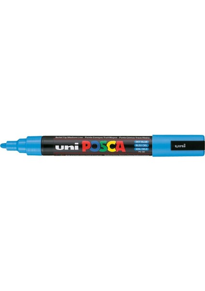 Posca Marker Pc-5m Medium 1.8-2.5 mm Sky Blue modelleri