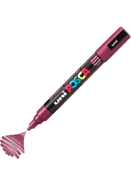 Posca Marker Pc-5m Medium 1.8-2.5 mm Red Wine