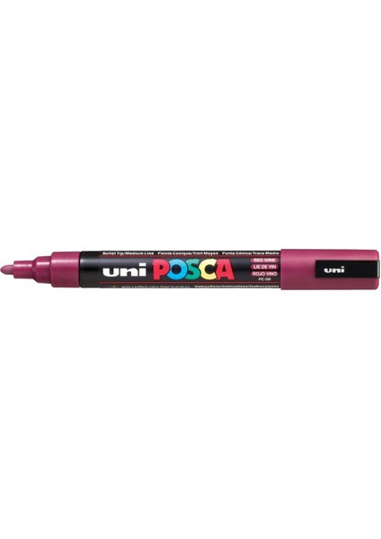 Posca Marker Pc-5m Medium 1.8-2.5 mm Red Wine modelleri