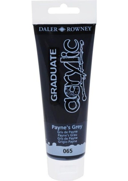 Graduate Akrilik Boya 120ML 065 Paynes Grey