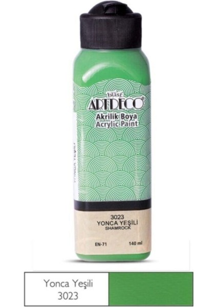 Yonca Yeşili Yeni Formül Akrilik Boya 140 ml