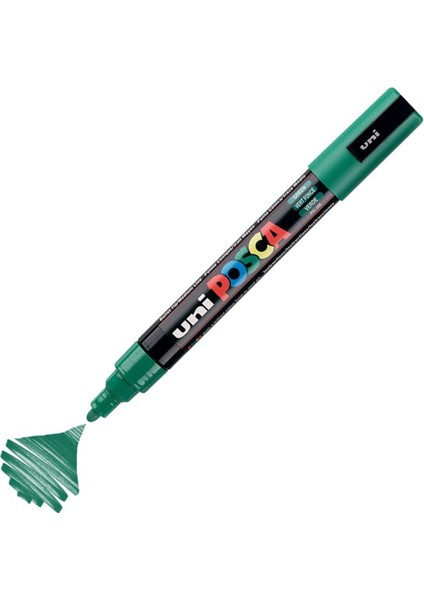 Posca Marker Pc-5m Medium 1.8-2.5 mm Green