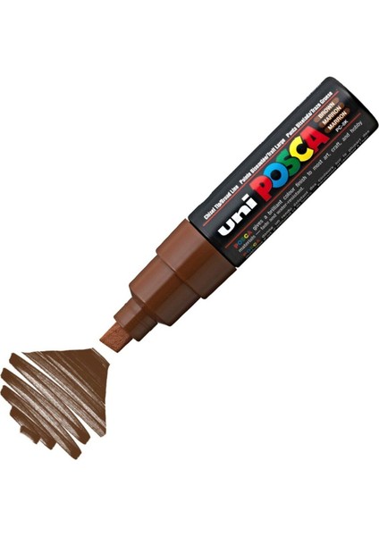 Posca Marker Pc-8k Bold 8.0 mm Brown
