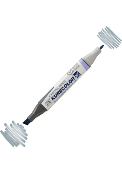 Kurecolor KC3000 Twin S Marker Kalem 844 Green Gray 3