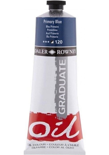 Daler Rowney Graduate Yağlı Boya Grad Oıl 200 ml Prımary Blue 120