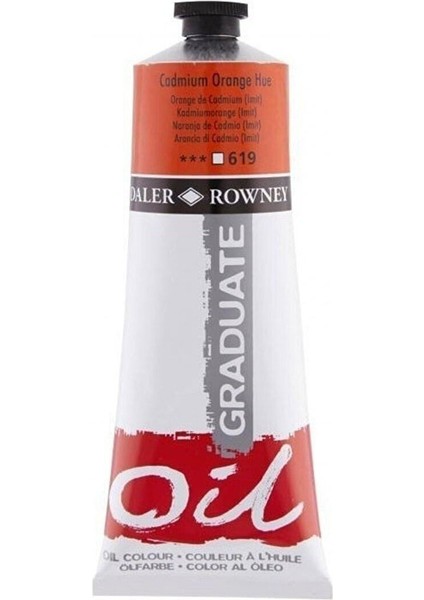 Graduate Yağlı Boya 200 ml 618 Cadmium Yellow Deep Hue