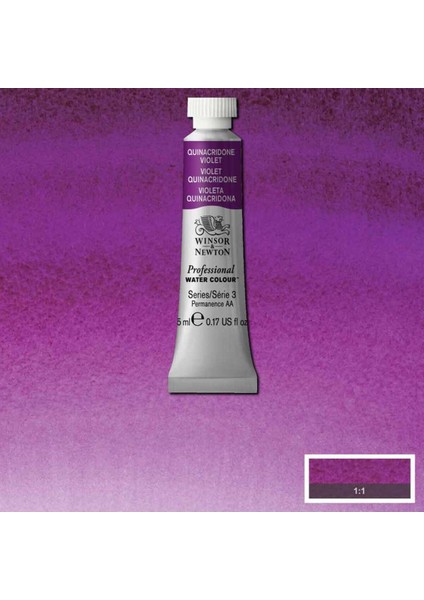 Professional Sulu Boya 5ml Quinacridone Violet 550 S.3